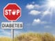 Diabetes Stop-Schild